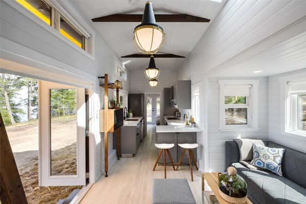 Interior de Tiny House Slide Out