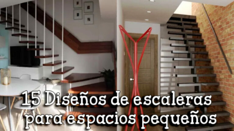 Escaleras de casas pequeñas: cómo construirlas e ideas de diseño inteligentes con fotos