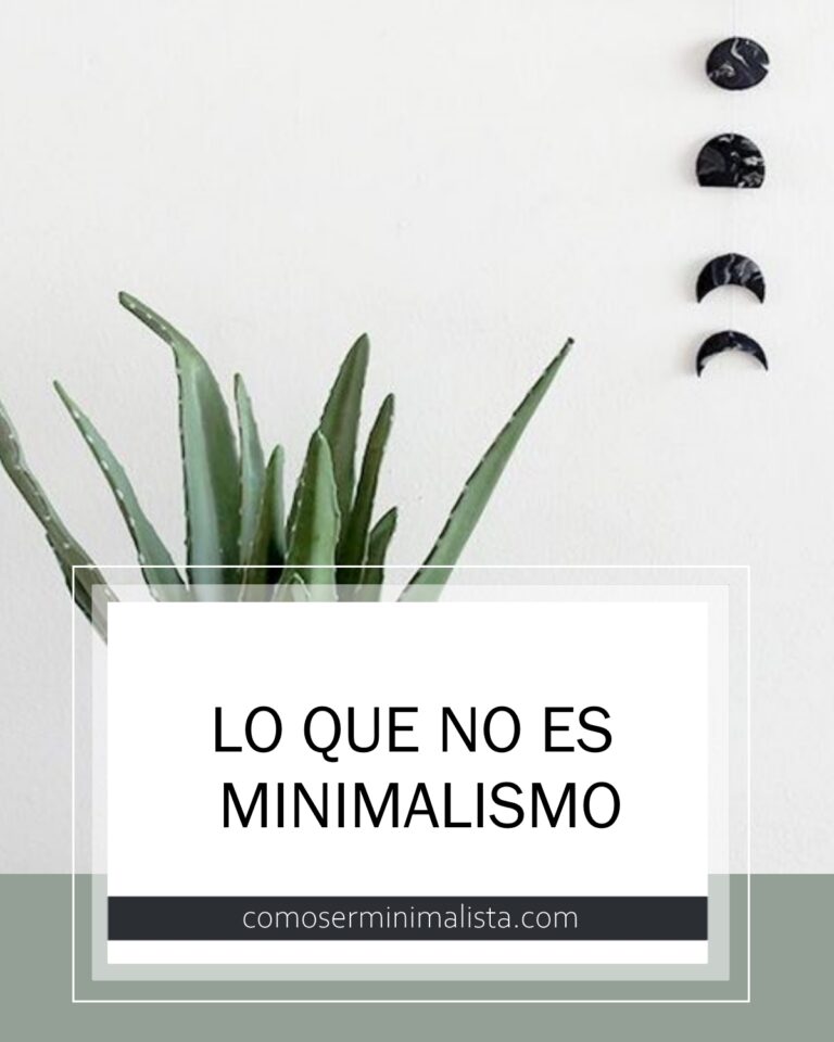 Por qué el minimalismo no es para todos