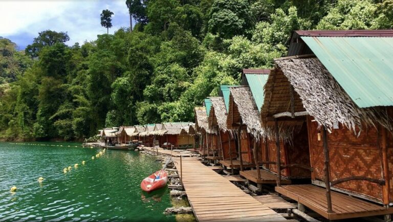 cabañas flotantes khao sok